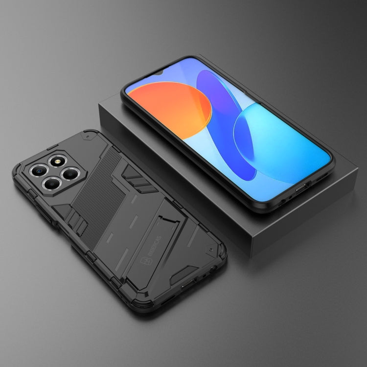 For Honor X8 5G Punk Armor PC + TPU Phone Case with Holder