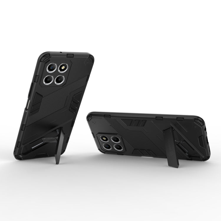 For Honor X8 5G Punk Armor PC + TPU Phone Case with Holder