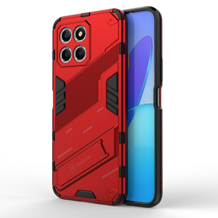 For Honor X8 5G Punk Armor PC + TPU Phone Case with Holder