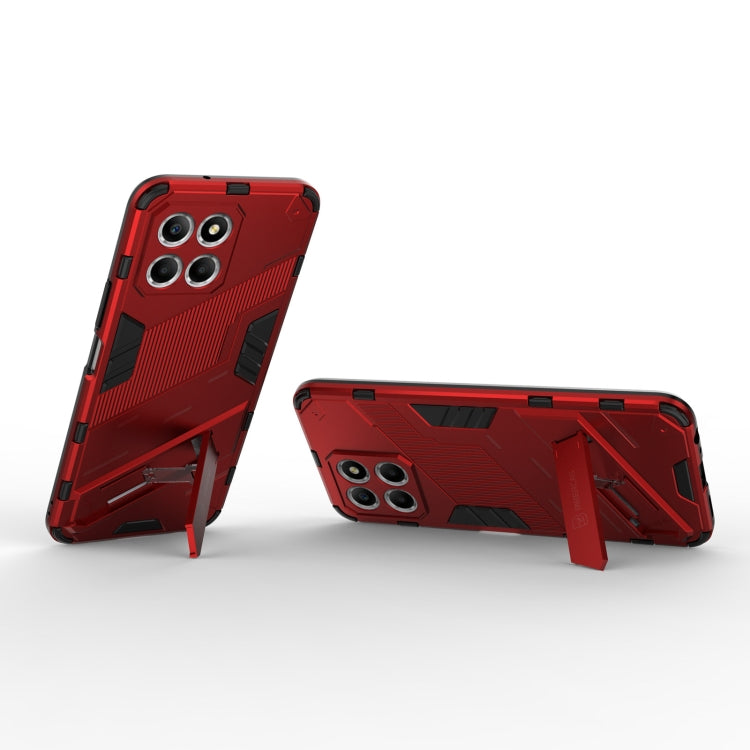 For Honor X8 5G Punk Armor PC + TPU Phone Case with Holder