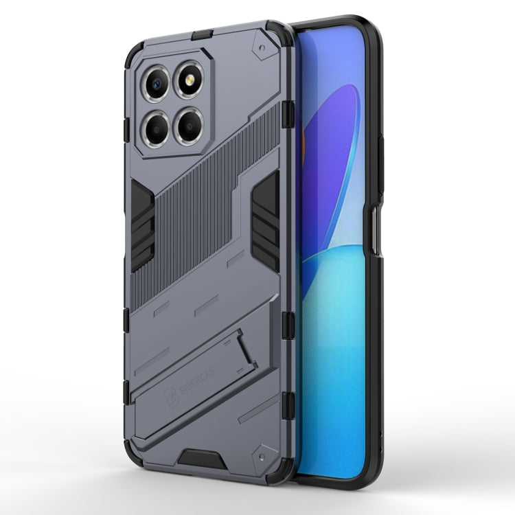 For Honor X8 5G Punk Armor PC + TPU Phone Case with Holder