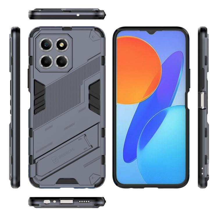 For Honor X8 5G Punk Armor PC + TPU Phone Case with Holder