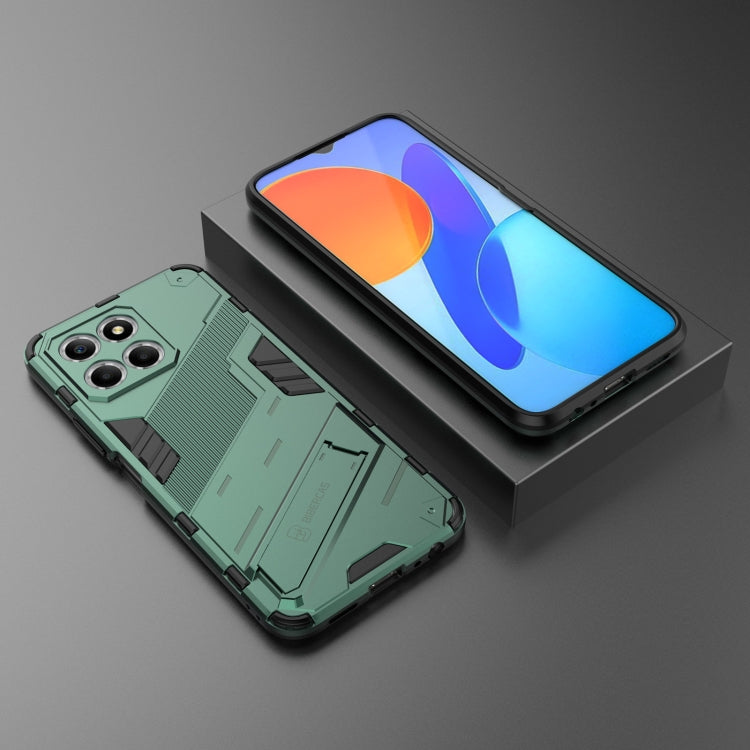 For Honor X8 5G Punk Armor PC + TPU Phone Case with Holder