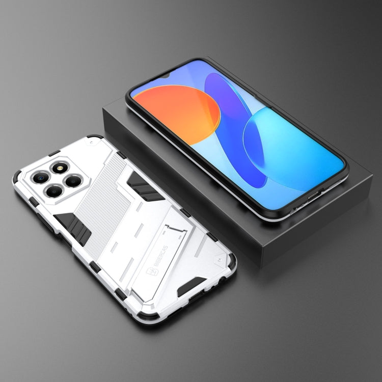 For Honor X8 5G Punk Armor PC + TPU Phone Case with Holder
