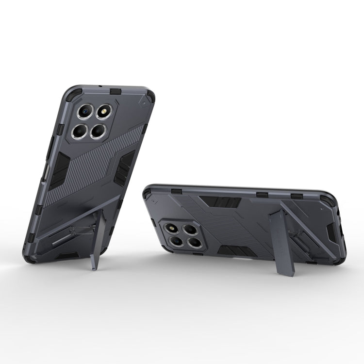 For Honor X8 5G Punk Armor PC + TPU Phone Case with Holder