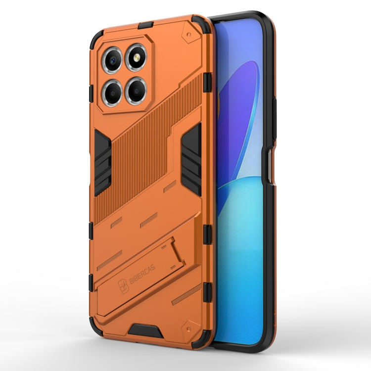 For Honor X8 5G Punk Armor PC + TPU Phone Case with Holder
