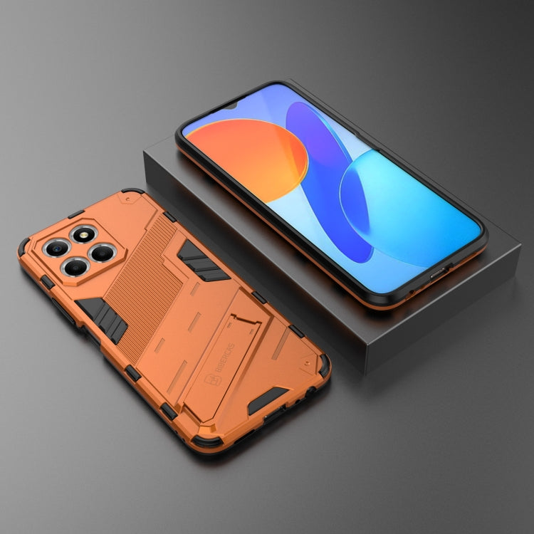 For Honor X8 5G Punk Armor PC + TPU Phone Case with Holder