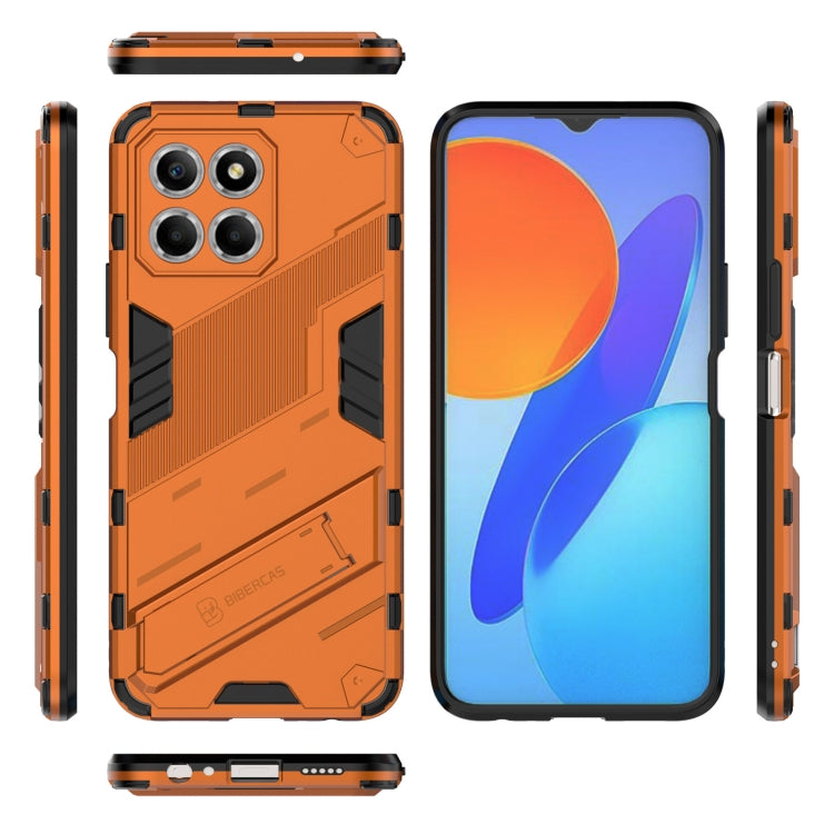 For Honor X8 5G Punk Armor PC + TPU Phone Case with Holder