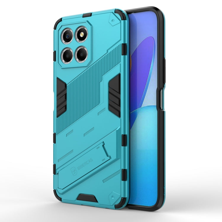 For Honor X8 5G Punk Armor PC + TPU Phone Case with Holder