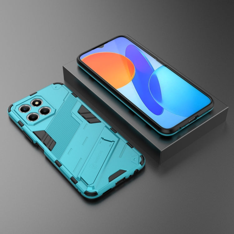 For Honor X8 5G Punk Armor PC + TPU Phone Case with Holder