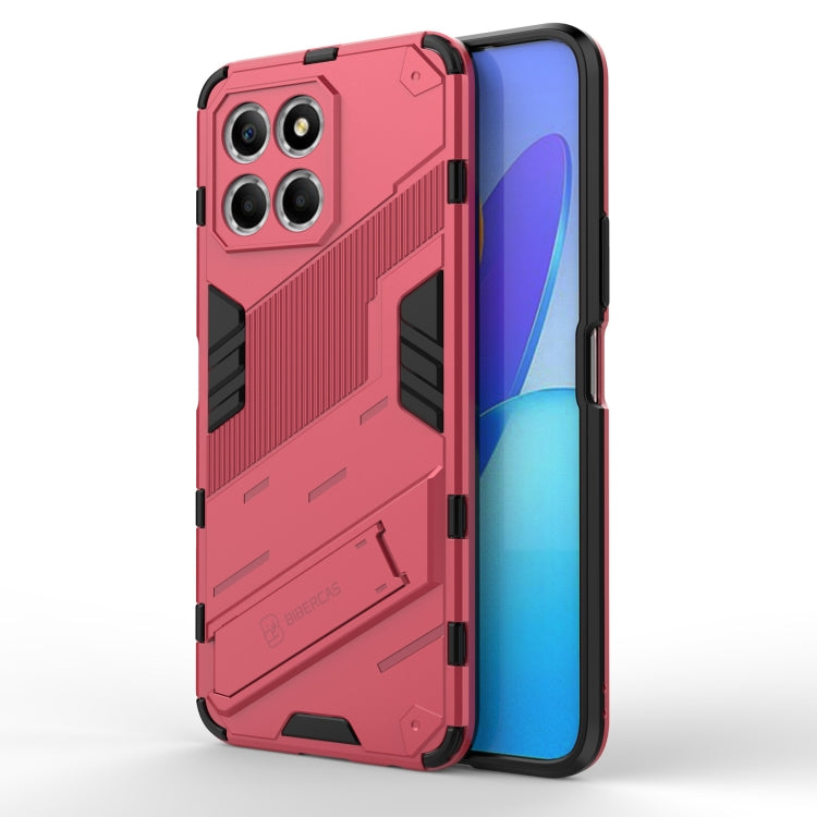 For Honor X8 5G Punk Armor PC + TPU Phone Case with Holder