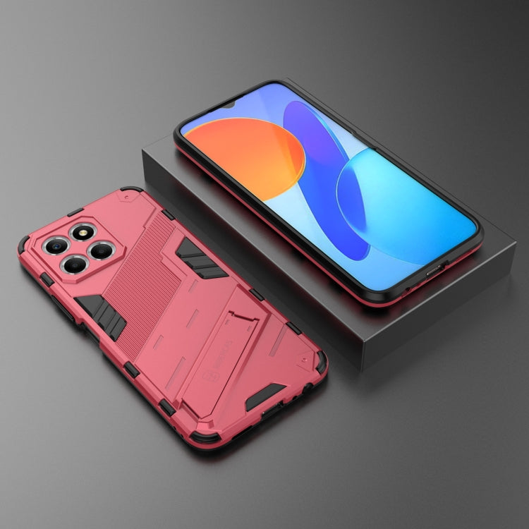 For Honor X8 5G Punk Armor PC + TPU Phone Case with Holder