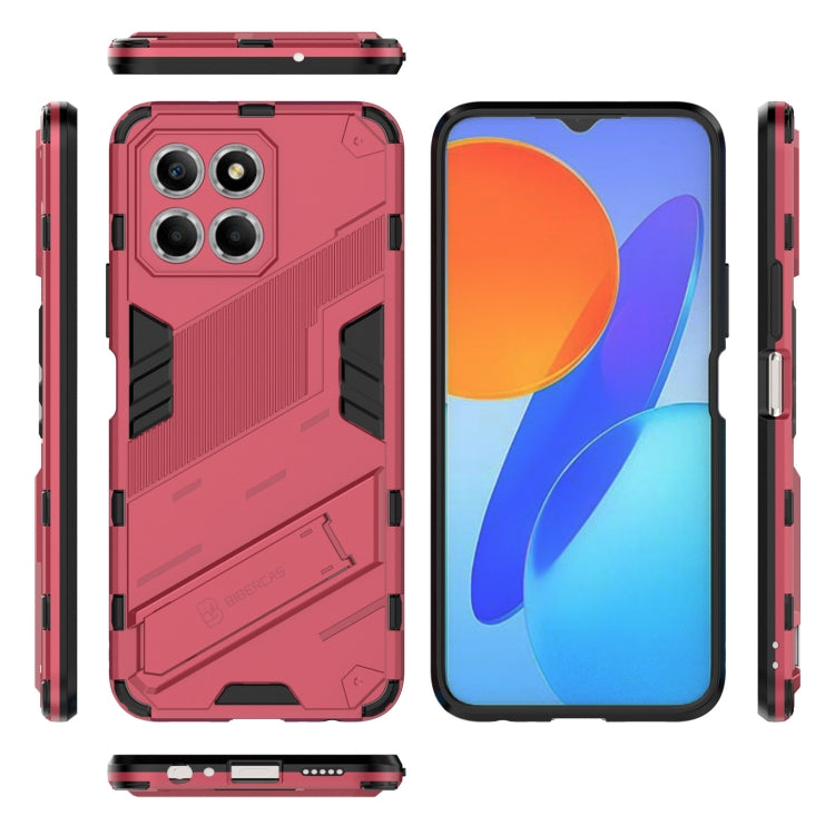 For Honor X8 5G Punk Armor PC + TPU Phone Case with Holder