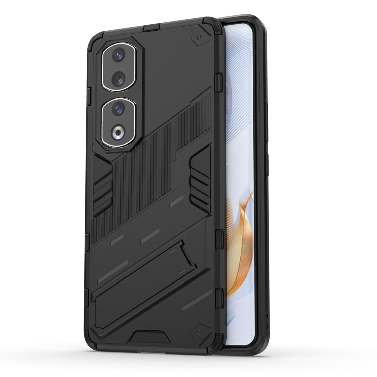 For Honor 90 Pro Punk Armor PC + TPU Phone Case with Holder
