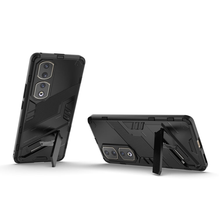 For Honor 90 Pro Punk Armor PC + TPU Phone Case with Holder