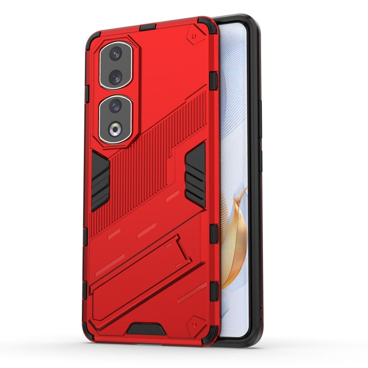 For Honor 90 Pro Punk Armor PC + TPU Phone Case with Holder