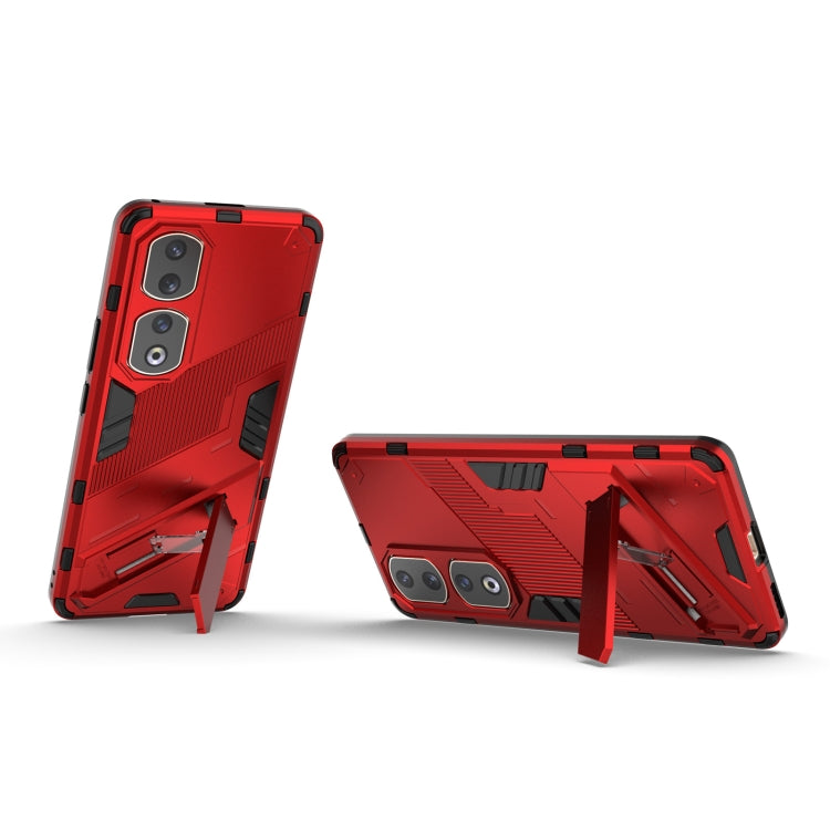For Honor 90 Pro Punk Armor PC + TPU Phone Case with Holder