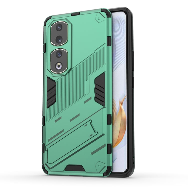 For Honor 90 Pro Punk Armor PC + TPU Phone Case with Holder