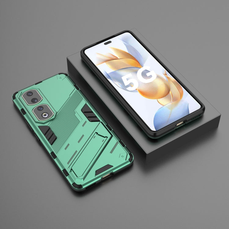 For Honor 90 Pro Punk Armor PC + TPU Phone Case with Holder