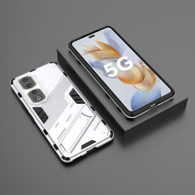 For Honor 90 Pro Punk Armor PC + TPU Phone Case with Holder