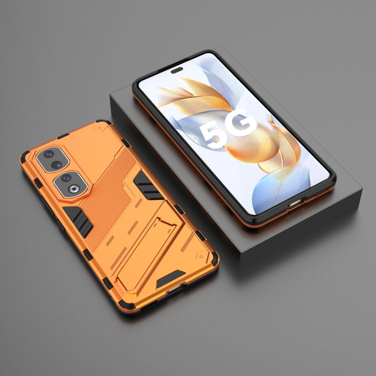 For Honor 90 Pro Punk Armor PC + TPU Phone Case with Holder