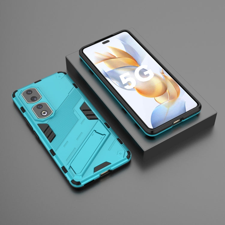 For Honor 90 Pro Punk Armor PC + TPU Phone Case with Holder