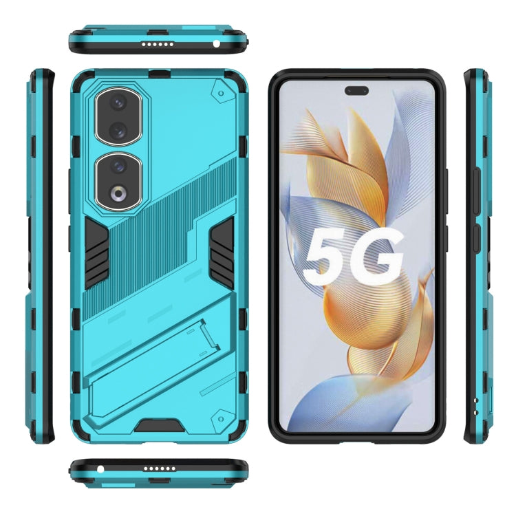 For Honor 90 Pro Punk Armor PC + TPU Phone Case with Holder
