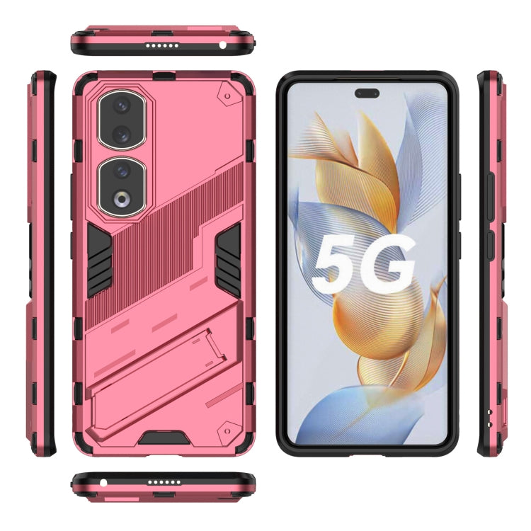 For Honor 90 Pro Punk Armor PC + TPU Phone Case with Holder