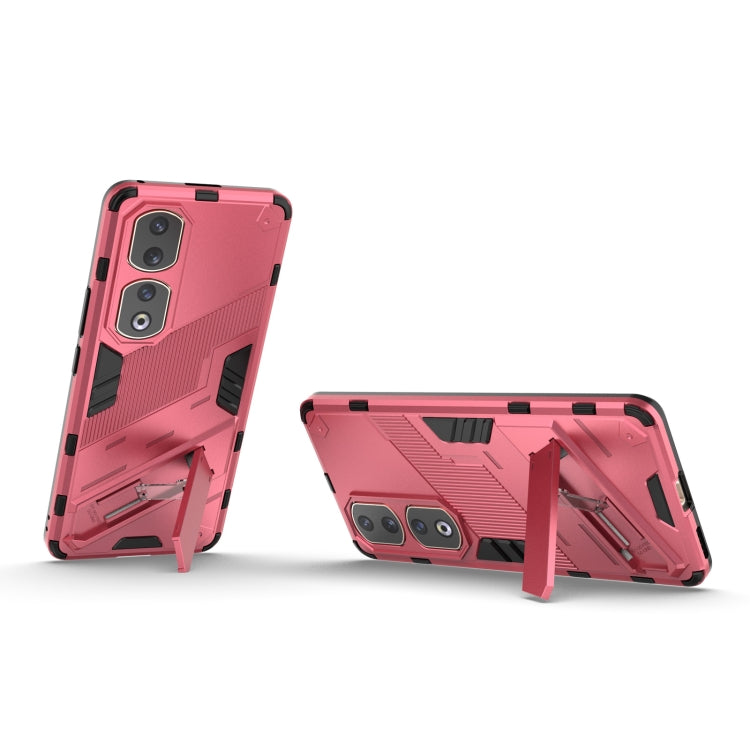 For Honor 90 Pro Punk Armor PC + TPU Phone Case with Holder