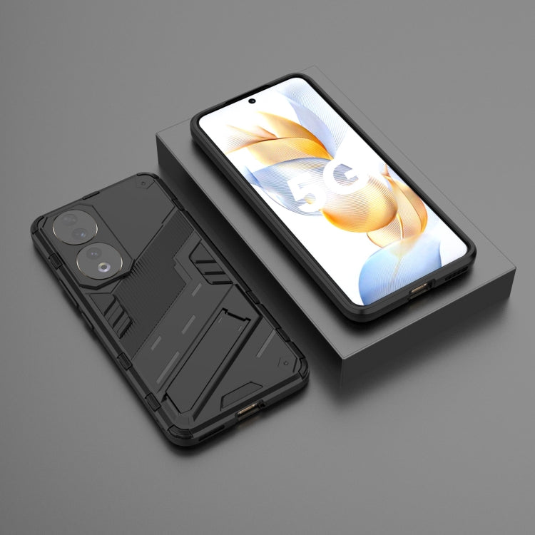 For Honor 90 Punk Armor PC + TPU Phone Case with Holder