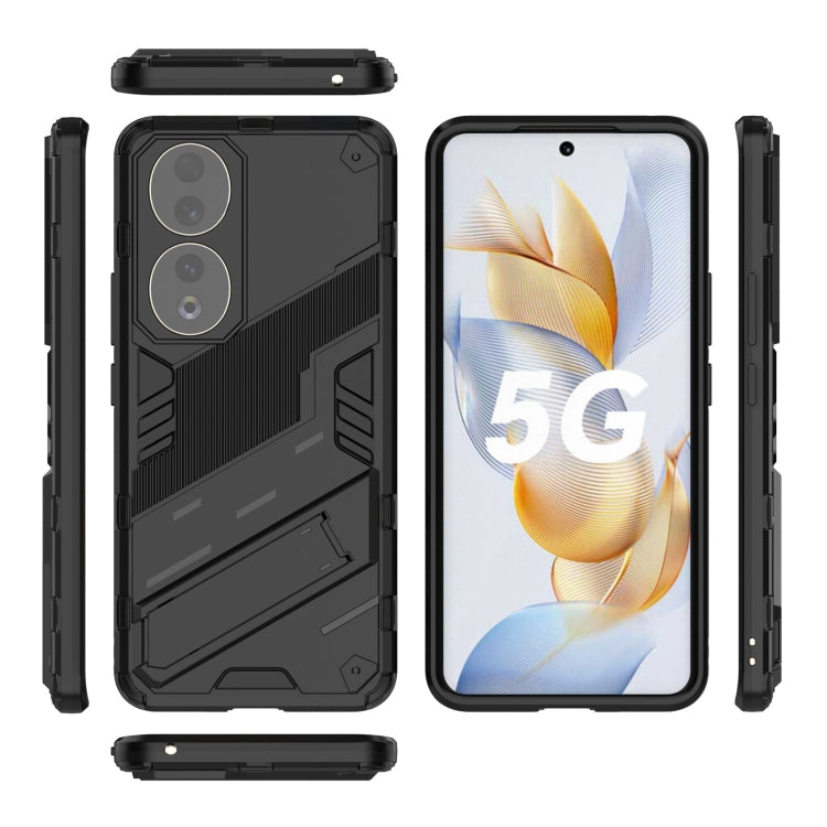 For Honor 90 Punk Armor PC + TPU Phone Case with Holder