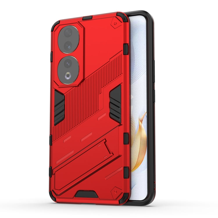 For Honor 90 Punk Armor PC + TPU Phone Case with Holder