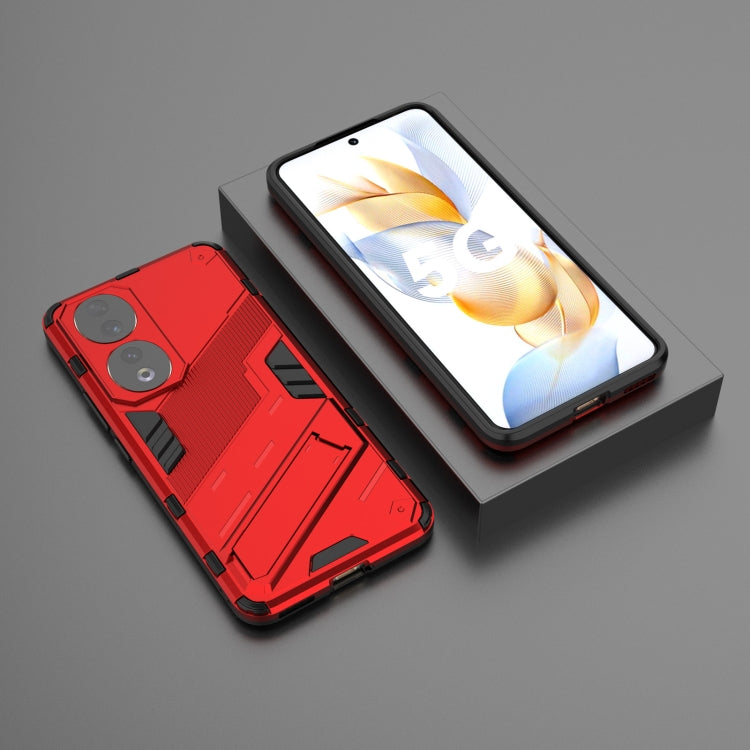 For Honor 90 Punk Armor PC + TPU Phone Case with Holder