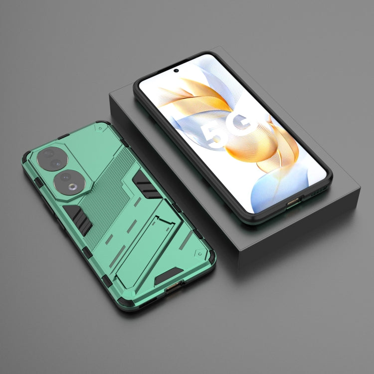 For Honor 90 Punk Armor PC + TPU Phone Case with Holder