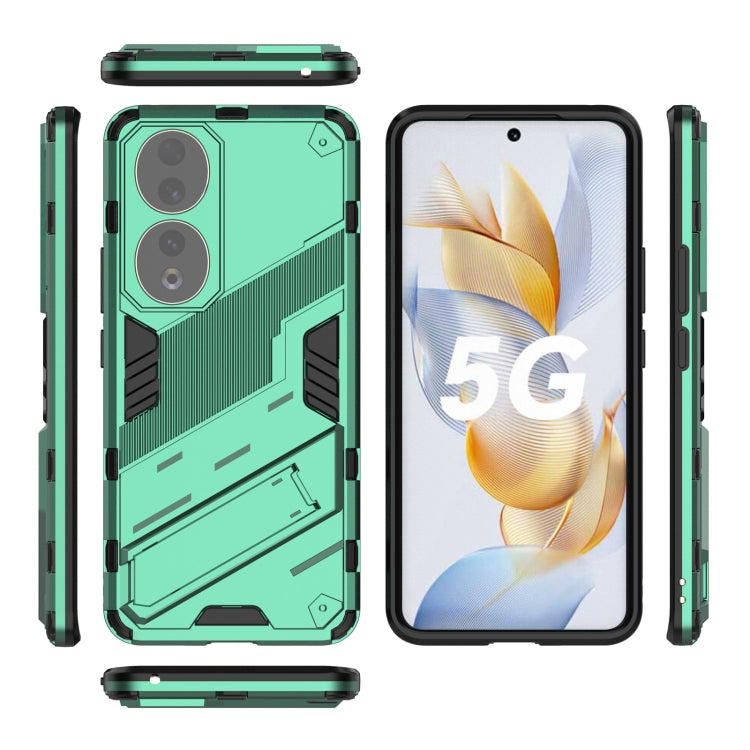 For Honor 90 Punk Armor PC + TPU Phone Case with Holder