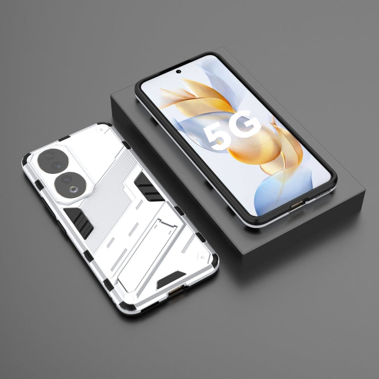 For Honor 90 Punk Armor PC + TPU Phone Case with Holder