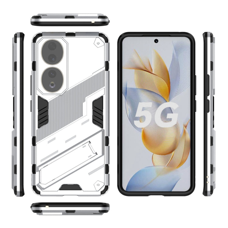 For Honor 90 Punk Armor PC + TPU Phone Case with Holder
