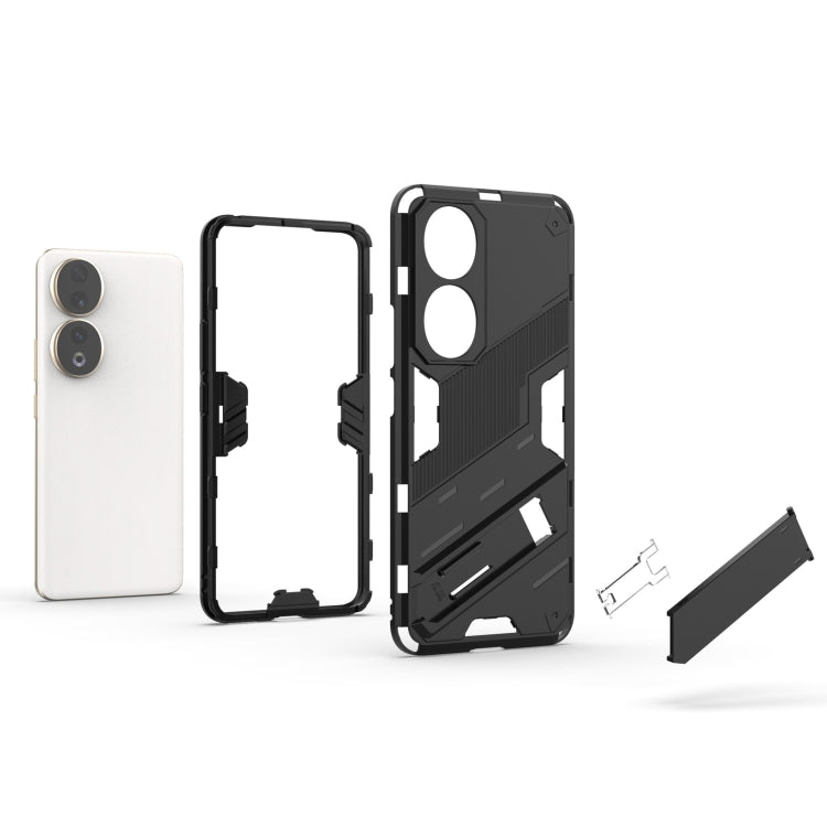 For Honor 90 Punk Armor PC + TPU Phone Case with Holder