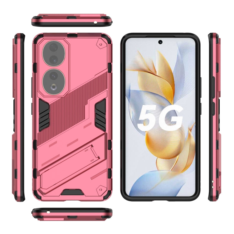 For Honor 90 Punk Armor PC + TPU Phone Case with Holder
