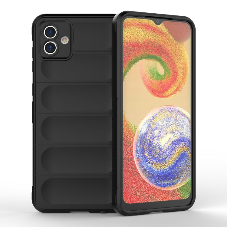 For Samsung Galaxy A04 4G Magic Shield TPU + Flannel Phone Case