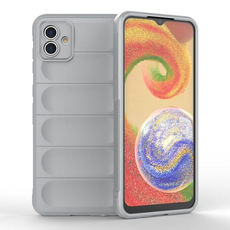 For Samsung Galaxy A04 4G Magic Shield TPU + Flannel Phone Case