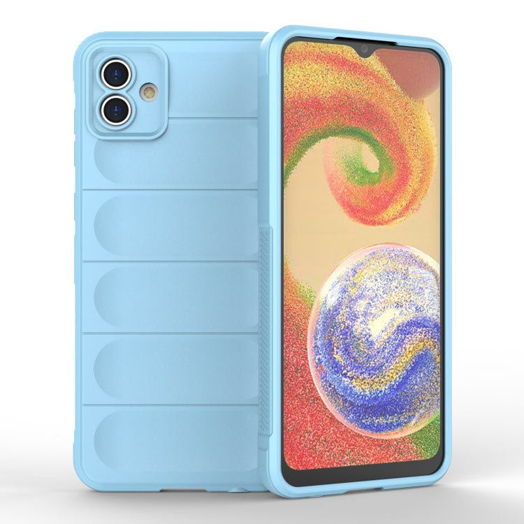 For Samsung Galaxy A04 4G Magic Shield TPU + Flannel Phone Case