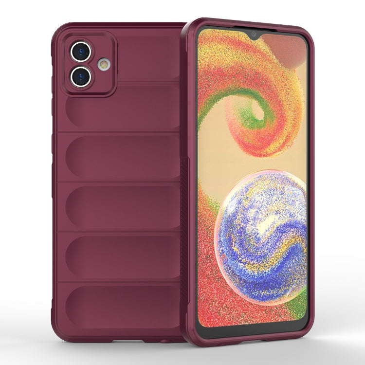 For Samsung Galaxy A04 4G Magic Shield TPU + Flannel Phone Case