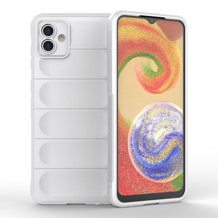 For Samsung Galaxy A04 4G Magic Shield TPU + Flannel Phone Case