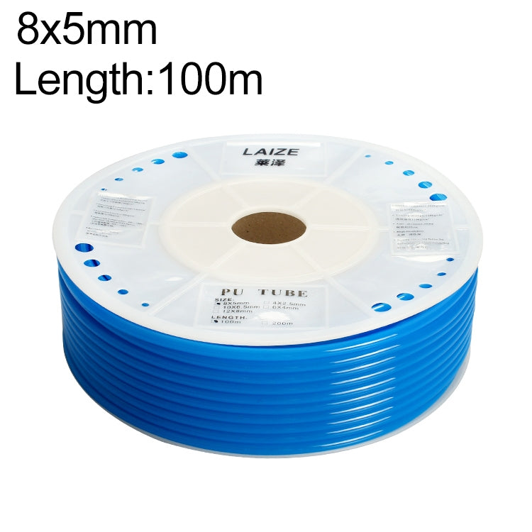 LAIZE Pneumatic Compressor Air Flexible PU Tube, Specification:8x5mm, 100m