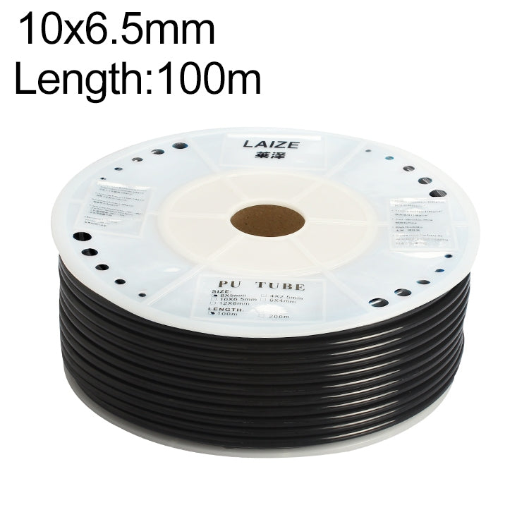 LAIZE Pneumatic Compressor Air Flexible PU Tube, Specification:10x6.5mm, 100m