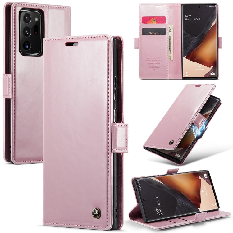 For Samsung Galaxy Note20 Ultra CaseMe 003 Crazy Horse Texture Leather Phone Case