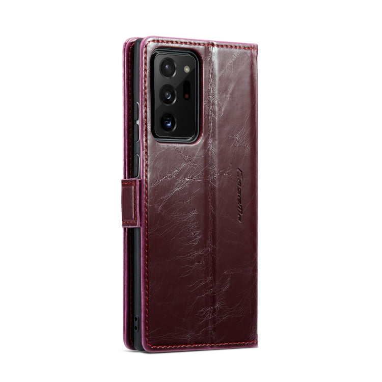 For Samsung Galaxy Note20 Ultra CaseMe 003 Crazy Horse Texture Leather Phone Case