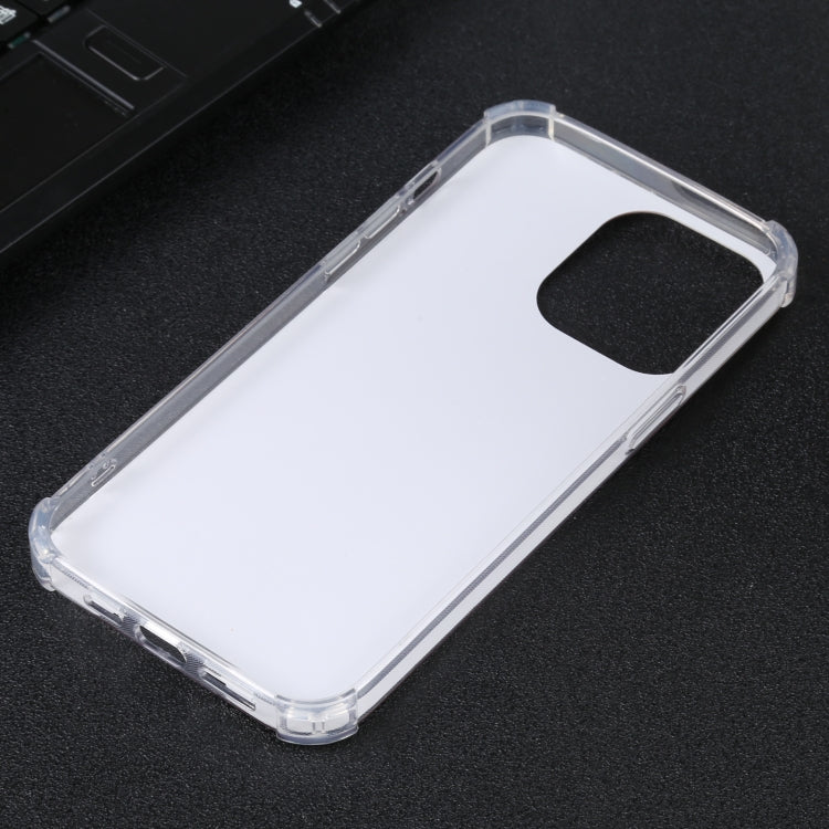 For iPhone 14 Pro Electroplated Mirror Acrylic Four Drop TPU Phone Case