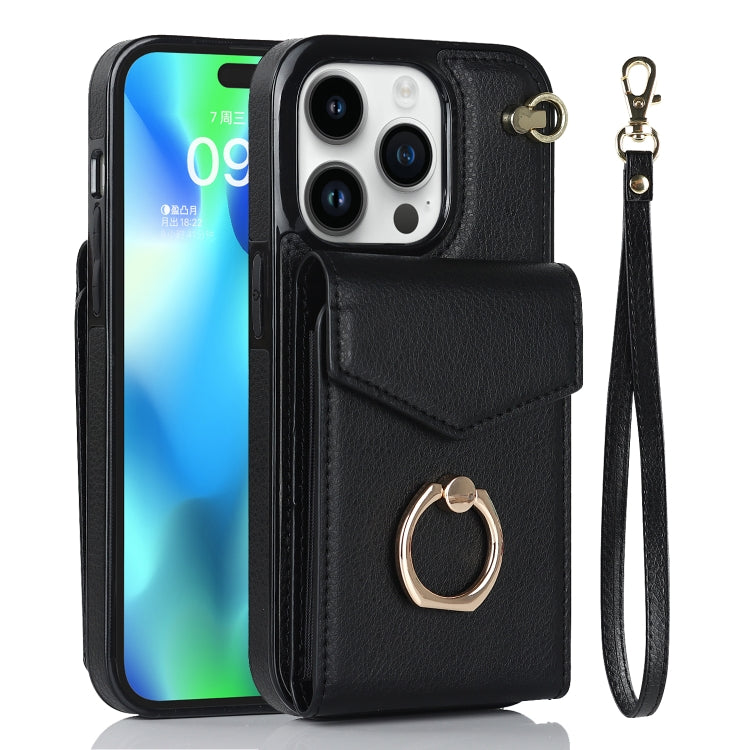 For iPhone 14 Pro Max Anti-theft RFID Card Slot Phone Case